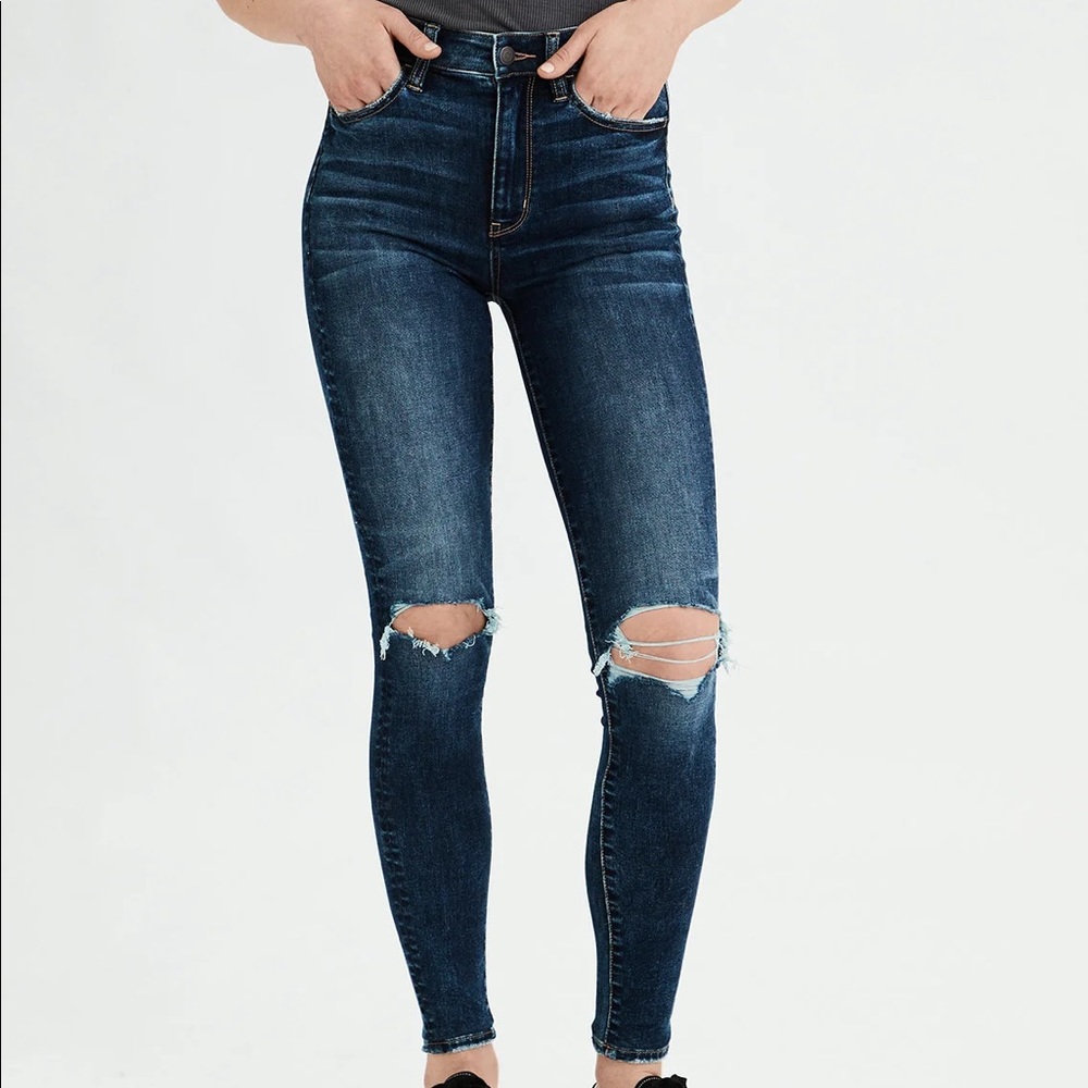 American Eagle Super High Rise Jegging Jeans, 6